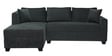 Bingo Fabric LHS Sectional Sofa (2+ Lounger) In Grey Colour
