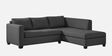 Bingo Fabric LHS Sectional Sofa (2+ Lounger) In Grey Colour