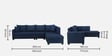 Bingo Fabric LHS Sectional Sofa (3+ Lounger) In Cool Cobalt Colour