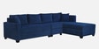 Bingo Fabric LHS Sectional Sofa (3+ Lounger) In Cool Cobalt Colour