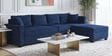 Bingo Fabric LHS Sectional Sofa (3+ Lounger) In Cool Cobalt Colour