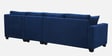 Bingo Fabric LHS Sectional Sofa (3+ Lounger) In Cool Cobalt Colour