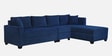 Bingo Fabric LHS Sectional Sofa (3+ Lounger) In Cool Cobalt Colour