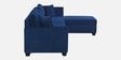Bingo Fabric LHS Sectional Sofa (3+ Lounger) In Cool Cobalt Colour Bingo Fabric LHS Sectional Sofa (3+ Lounger) In Cool Cobalt Colour