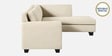 Bingo Fabric LHS Sectional Sofa (3+ Lounger) In Creamy Cashmere Colour