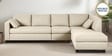 Bingo Fabric LHS Sectional Sofa (3+ Lounger) In Creamy Cashmere Colour