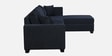 Bingo Fabric LHS Sectional Sofa (3+ Lounger) In Grey Colour Bingo Fabric LHS Sectional Sofa (3+ Lounger) In Grey Colour