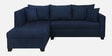 Bingo Fabric RHS Sectional Sofa ( 2+ Lounger ) In Cool Cobalt Colour
