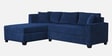 Bingo Fabric RHS Sectional Sofa ( 2+ Lounger ) In Cool Cobalt Colour
