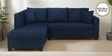 Bingo Fabric RHS Sectional Sofa ( 2+ Lounger ) In Cool Cobalt Colour