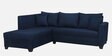 Bingo Fabric RHS Sectional Sofa ( 2+ Lounger ) In Cool Cobalt Colour