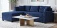 Bingo Fabric RHS Sectional Sofa ( 2+ Lounger ) In Cool Cobalt Colour
