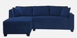 Bingo Fabric RHS Sectional Sofa ( 2+ Lounger ) In Cool Cobalt Colour