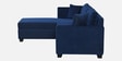 Bingo Fabric RHS Sectional Sofa ( 2+ Lounger ) In Cool Cobalt Colour