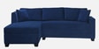 Bingo Fabric RHS Sectional Sofa (2+ Lounger) In Cool Cobalt Colour