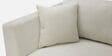 Bingo Fabric RHS Sectional Sofa (2+ Lounger) In Creamy Cashmere Colour