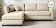 Bingo Fabric RHS Sectional Sofa (2+ Lounger) In Creamy Cashmere Colour