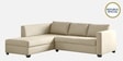 Bingo Fabric RHS Sectional Sofa (2+ Lounger) In Creamy Cashmere Colour