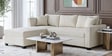 Bingo Fabric RHS Sectional Sofa (2+ Lounger) In Creamy Cashmere Colour