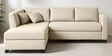Bingo Fabric RHS Sectional Sofa (2+ Lounger) In Creamy Cashmere Colour