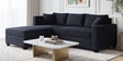 Bingo Fabric RHS Sectional Sofa (2+ Lounger) In Grey Colour