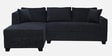 Bingo Fabric RHS Sectional Sofa (2+ Lounger) In Grey Colour