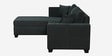 Bingo Fabric RHS Sectional Sofa (2+ Lounger) In Grey Colour Bingo Fabric RHS Sectional Sofa (2+ Lounger) In Grey Colour
