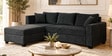 Bingo Fabric RHS Sectional Sofa (2+ Lounger) In Grey Colour Bingo Fabric RHS Sectional Sofa (2+ Lounger) In Grey Colour