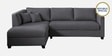 Bingo Fabric RHS Sectional Sofa (2+ Lounger) In Grey Colour