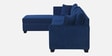 Bingo Fabric RHS Sectional Sofa (3+ Lounger) In Cool Cobalt Colour