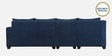 Bingo Fabric RHS Sectional Sofa (3+ Lounger) In Cool Cobalt Colour