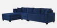 Bingo Fabric RHS Sectional Sofa (3+ Lounger) In Cool Cobalt Colour