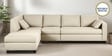 Bingo Fabric RHS Sectional Sofa (3+ Lounger) In Creamy Cashmere Colour