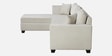 Bingo Fabric RHS Sectional Sofa (3+ Lounger) In Creamy Cashmere Colour
