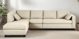 Bingo Fabric RHS Sectional Sofa (3+ Lounger) In Creamy Cashmere Colour Bingo Fabric RHS Sectional Sofa (3+ Lounger) In Creamy Cashmere Colour