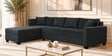 Bingo Fabric RHS Sectional Sofa (3+ Lounger) In Grey Colour Bingo Fabric RHS Sectional Sofa (3+ Lounger) In Grey Colour