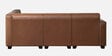Bingo Leatherette LHS Sectional Sofa (2+ Lounger) In Tan Pu Colour
