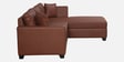 Bingo Leatherette LHS Sectional Sofa (2+ Lounger) In Tan Pu Colour
