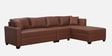 Bingo Leatherette LHS Sectional Sofa (3+ Lounger) In Tan Colour Bingo Leatherette LHS Sectional Sofa (3+ Lounger) In Tan Colour