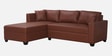 Bingo Leatherette RHS Sectional Sofa (2+ Lounger) In Tan Pu Colour