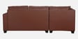 Bingo Leatherette RHS Sectional Sofa (2+ Lounger) In Tan Pu Colour
