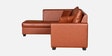 Bingo Leatherette RHS Sectional Sofa (2+ Lounger) In Tan Pu Colour