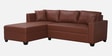 Bingo Leatherette RHS Sectional Sofa (2+ Lounger) In Tan Pu Colour