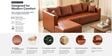 Bingo Leatherette RHS Sectional Sofa (3+ Lounger) In Tan Colour Bingo Leatherette RHS Sectional Sofa (3+ Lounger) In Tan Colour