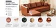 Bingo Leatherette RHS Sectional Sofa (3+ Lounger) In Tan Colour Bingo Leatherette RHS Sectional Sofa (3+ Lounger) In Tan Colour