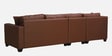 Bingo Leatherette RHS Sectional Sofa (3+ Lounger) In Tan Colour