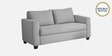 Bingo Velvet 2 Seater Sofa In Grey Colour