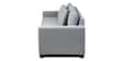 Bingo Velvet 3 Seater Sofa In Grey Colour