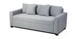 Bingo Velvet 3 Seater Sofa In Grey Colour