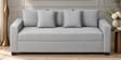 Bingo Velvet 3 Seater Sofa In Grey Colour